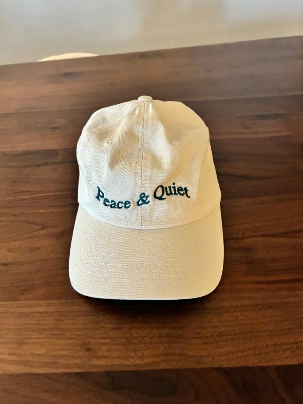 Museum of Peace and Quiet Classic Wordmark Hat Cap in Bone